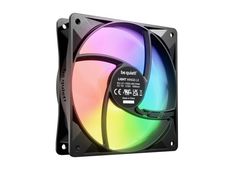 be quiet! LIGHT WINGS LX 120mm PWM 3-Pack Black Computer case Fan 12 cm 3 pc(s) BL121 – BE QUIET! Охладители