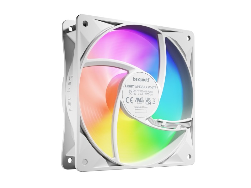 be quiet! LIGHT WINGS LX 120mm PWM High Speed 3-Pack White Computer case Fan 12 cm 3 pc(s) BL125 – BE QUIET! Охладители