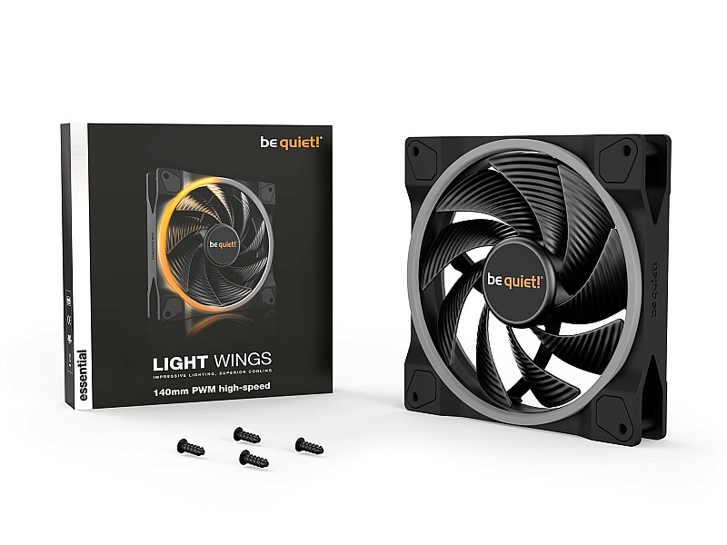 be quiet! Light Wings 140mm ARGB PWM High Speed Fan Black BL075 – BE QUIET! Охладители
