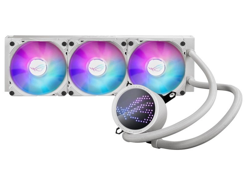 ASUS ROG Ryuo III 360 ARGB White Edition Processor Liquid cooling kit 12 cm 90RC00I2-M0UAY0 – ASUS Охладители