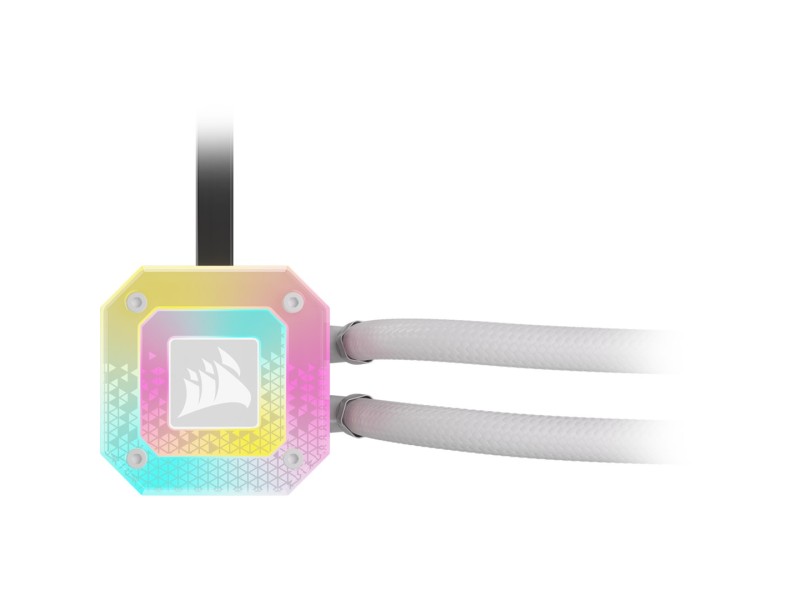 Corsair CW-9060073-WW computer cooling system Processor All-in-one liquid cooler 12 cm White 1 pc(s) CW-9060073-WW – Corsair Охладители