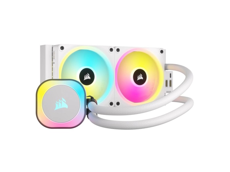 Corsair H100I Processor Hybrid cooler 12 cm White CW-9061005-WW – Corsair Охладители