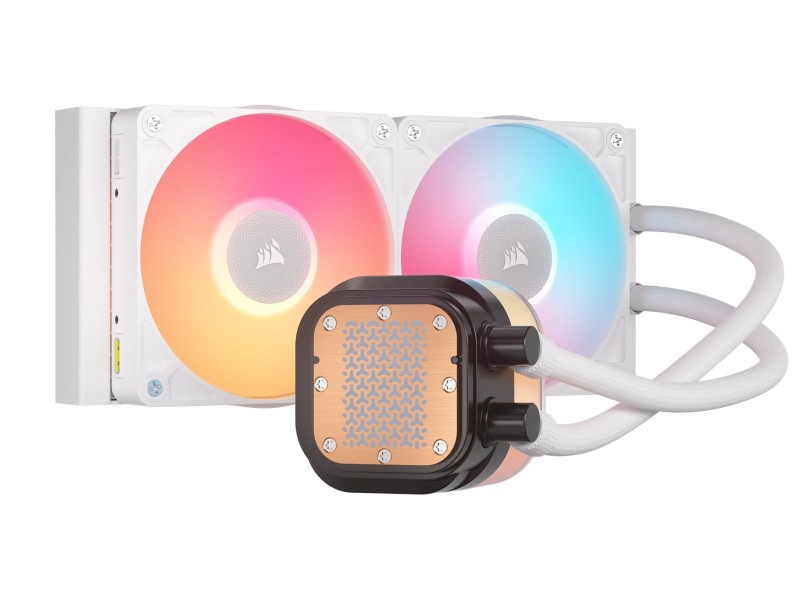 Corsair iCUE LINK TITAN 240 RX LCD Processor All-in-one liquid cooler 12 cm White 1 pc(s) CW-9061025-WW – Corsair Охладители