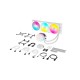 Corsair iCUE LINK TITAN RX RGB Processor All-in-one liquid cooler 12 cm White 1 pc(s) CW-9061021-WW – Corsair Охладители