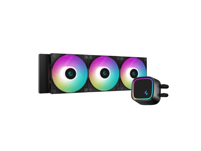 DeepCool LE720 Processor All-in-one liquid cooler 12 cm Black 1 pc(s) R-LE720-BKAMMN-G-1 – DEEPCOOL Охладители