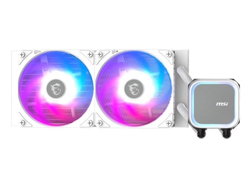 MSI MAG CORELIQUID A13 240 WHITE computer cooling system Motherboard, Processor All-in-one liquid cooler 12 cm 1 pc(s) 306-7ZWCA21-L80 – MSI  Охладители
