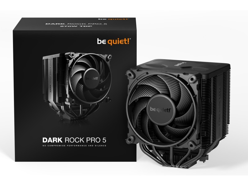 be quiet! Dark Rock Pro 5 Processor Air cooler 120/135 mm Black 1 pc(s) BK036 – BE QUIET! Охладители