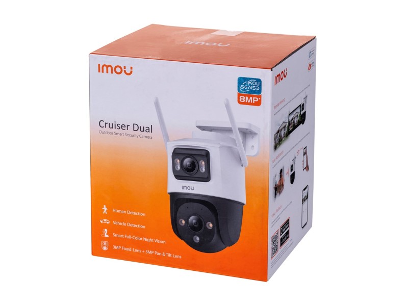 Imou Cruiser Dual Turret IP security camera Outdoor 2304 x 1296 pixels Ceiling IPC-S7XP-8M0WED-0360B-imou – IMOU IP видео камери
