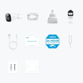 Reolink Argus Series B360 - 4K Outdoor Battery Wi-Fi Camera, Smart Detection, Easy & Flexible Installation