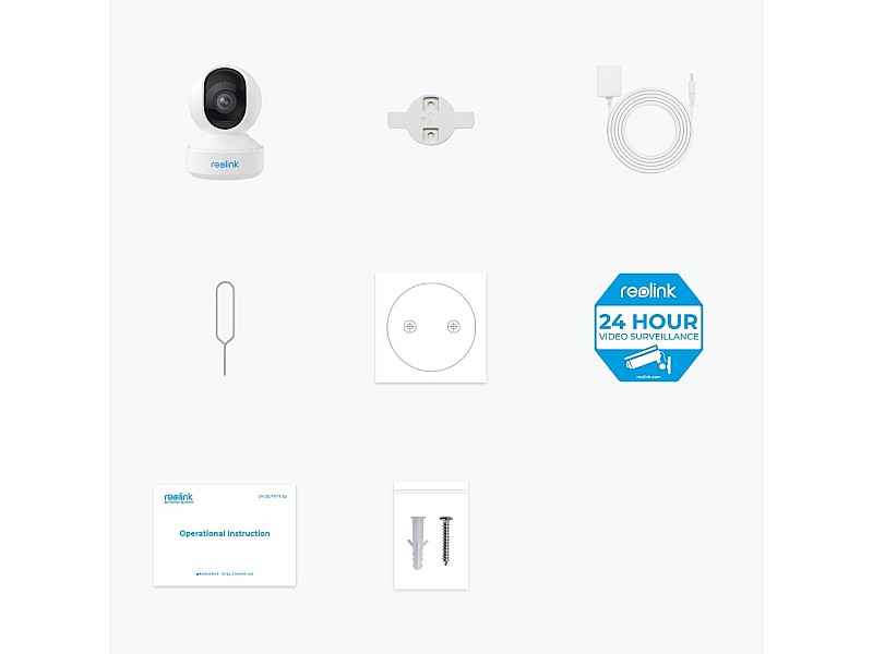 Reolink E Series E340 - 5MP Indoor Wi-Fi Camera, Pan & Tilt, 3X Optical Zoom, Person/Pet Detection, Auto Tracking E Series E340 – reolink IP видео камери