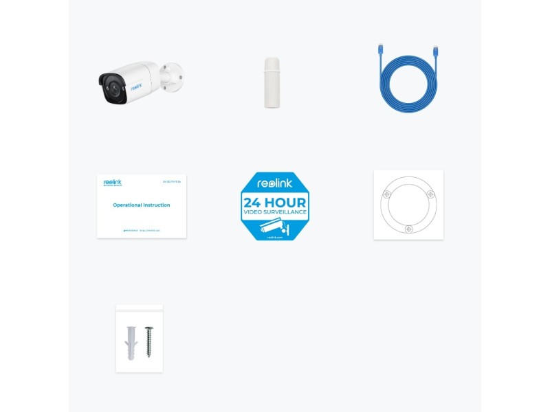 Reolink P320 - 5MP PoE IP Outdoor Security Camera with Person/Vehicle Detection Supports up to 256GB microSD Card. P320 – reolink IP видео камери