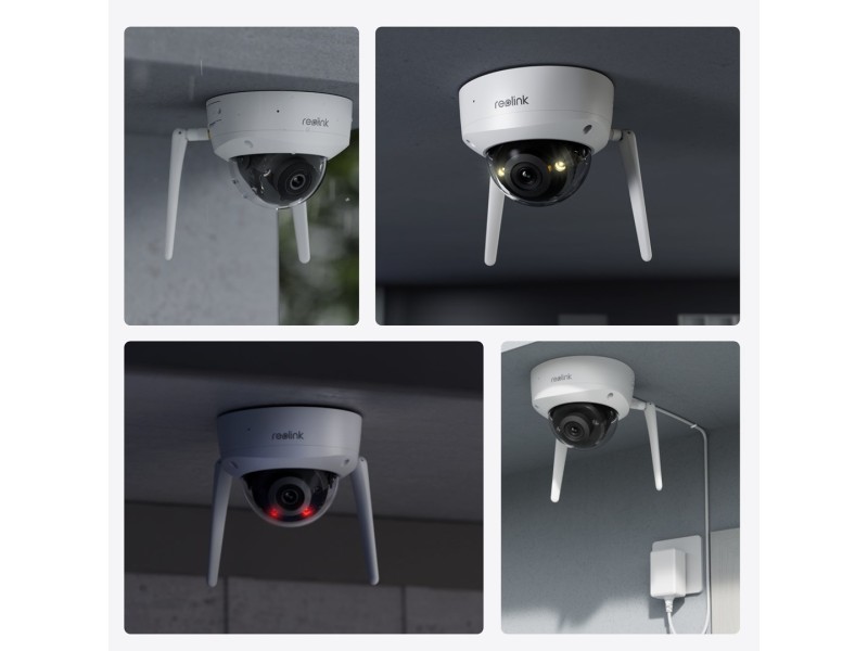 Reolink W437 - 4K Wi-Fi 6 Security Camera, IK10 Vandal-Proof, 5X Optical Zoom, 2.4/5 GHz Wi-Fi, Color Night Vision WC843WAD4K01 – reolink IP видео камери