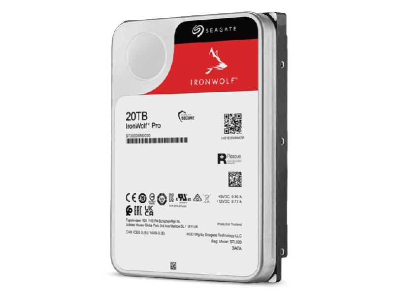 Seagate IronWolf Pro ST20000NT001 internal hard drive 20 TB 7200 RPM 256 MB 3.5 ST20000NT001 – SEAGATE Хард Дискове