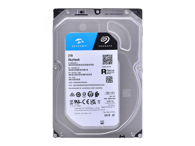 Seagate SkyHawk 3.5" 2000 GB Serial ATA III Seagate SkyHawk 3.5" 2000 GB Serial ATA III