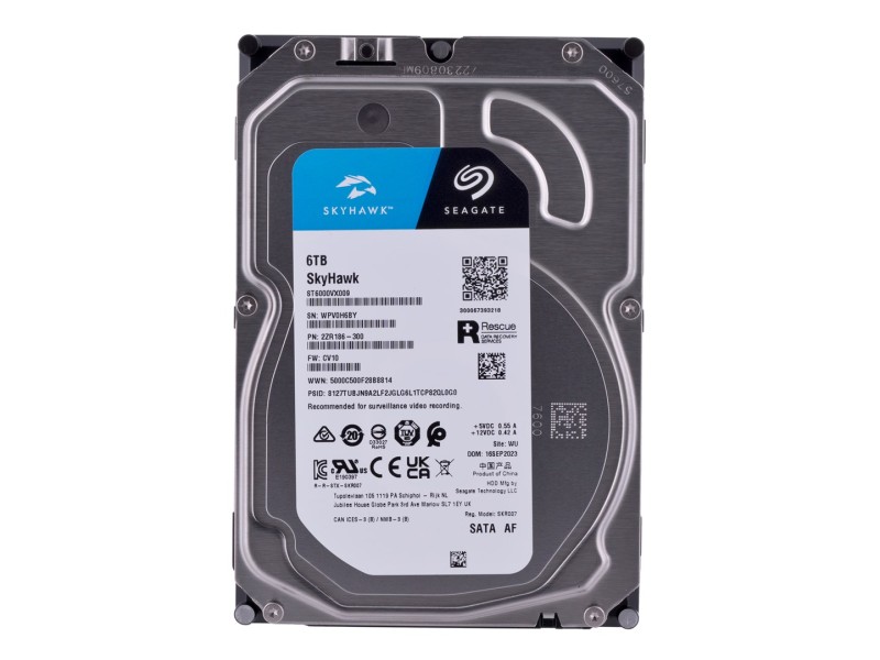 Seagate SkyHawk 3.5 6 TB Serial ATA III ST6000VX009 – SEAGATE Хард Дискове