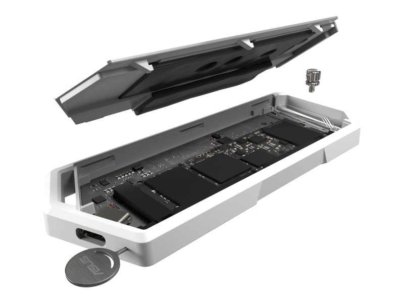ASUS ROG Strix Arion White Edition SSD enclosure M.2 90DD02H1-B09000 – ASUS Кутии за външен хард диск