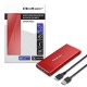 Qoltec 51831 Enclosure | M.2 SSD drive | SATA | NGFF| USB 3.0 | Super speed 5Gb/s | 2TB | Red 51831 – Qoltec Кутии за външен хард диск
