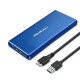 Qoltec 51832 Enclosure | M.2 SSD drive | SATA | NGFF| USB 3.0 | Super speed 5Gb/s | 2TB | Blue 51832 – Qoltec Кутии за външен хард диск