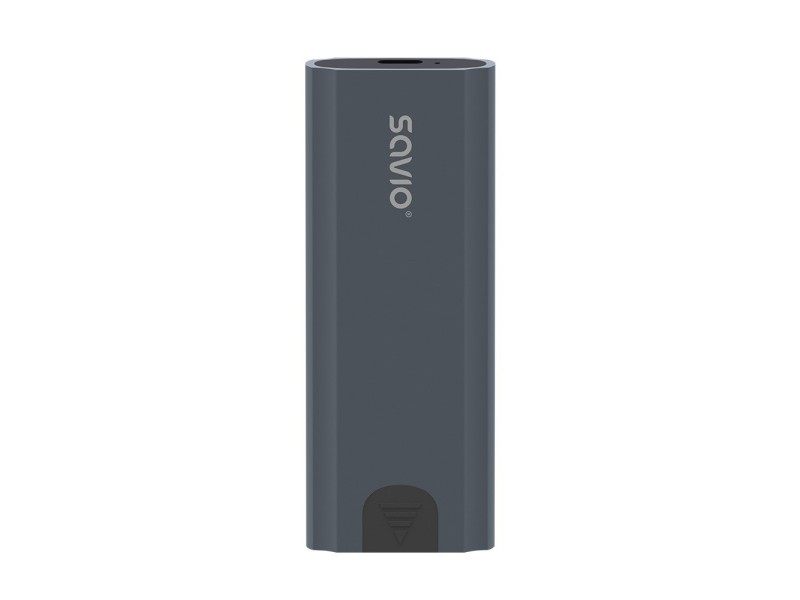 Savio M.2 SSD NVMe external drive enclosure, USB-C 3.1, AK-67, grey Savio M.2 SSD NVMe external drive enclosure, USB-C 3.1, AK-67, grey AK-67 – SAVIO Кутии за външен хард диск