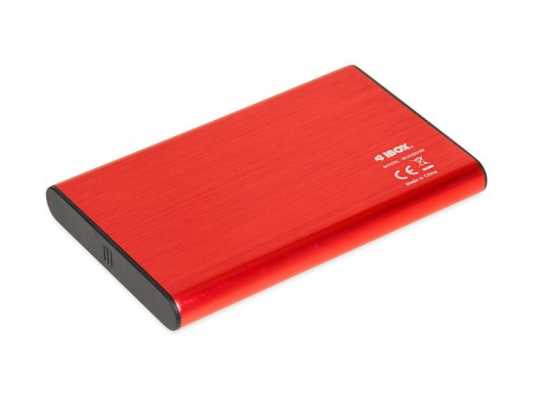 iBox HD-05 HDD/SSD enclosure Red 2.5 IEUHDD5R – IBOX Кутии за външен хард диск