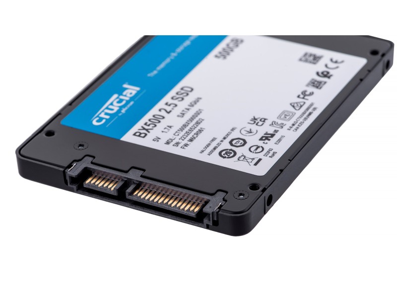 Crucial CT500BX500SSD1 internal solid state drive 2.5 500 GB Serial ATA III 3D NAND CT500BX500SSD1 – CRUCIAL Solid-State Drive (SSD)
