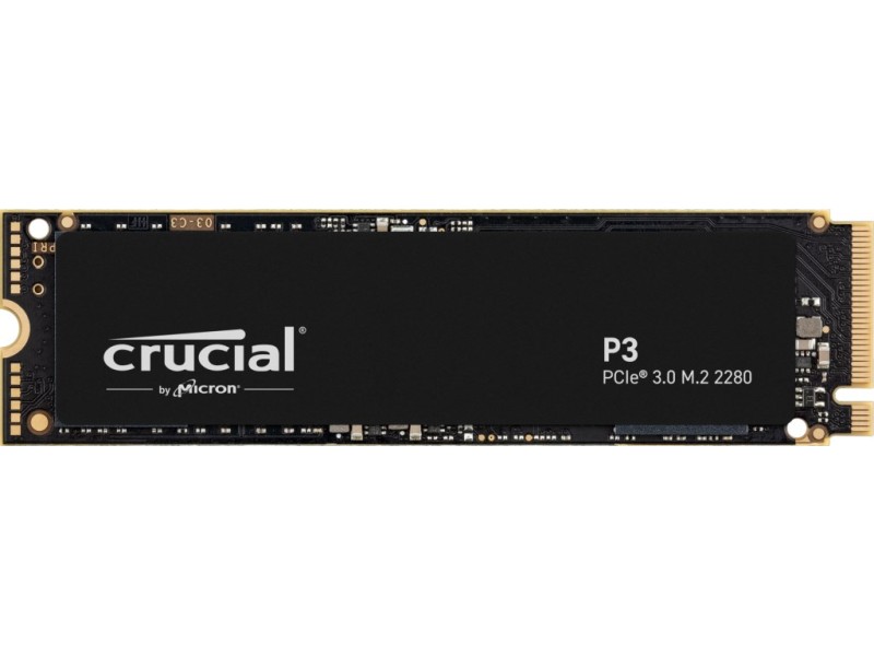 Crucial P3 M.2 1 TB PCI Express 3.0 NVMe 3D NAND CT1000P3SSD8 – CRUCIAL Solid-State Drive (SSD)