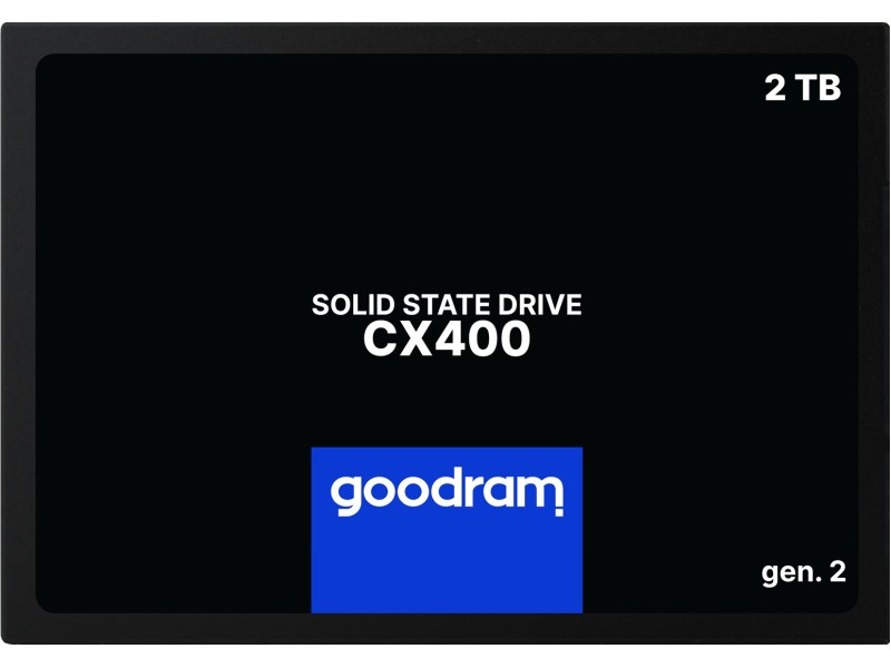 Goodram CX400 SSDPR-CX400-02T-G2 2.05 TB 2.5 Serial ATA III 3D NAND SSDPR-CX400-02T-G2 – GOODRAM Solid-State Drive (SSD)