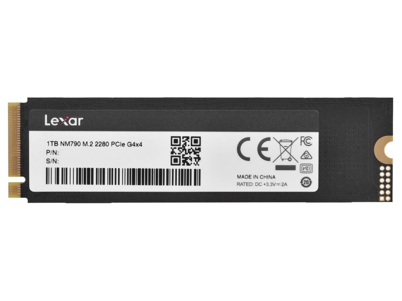 Lexar NM790 M.2 1 TB PCI Express 4.0 SLC NVMe LNM790X001T-RNNNG – Lexar Solid-State Drive (SSD)