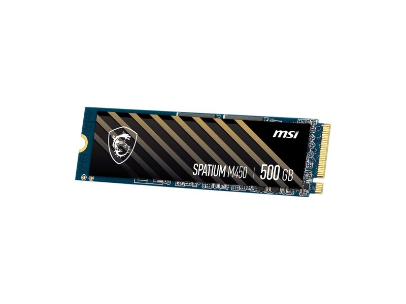 MSI SPATIUM M450 PCIe 4.0 NVMe M.2 500GB PCI Express 4.0 3D NAND S78-440K190-P83 – MSI  Solid-State Drive (SSD)