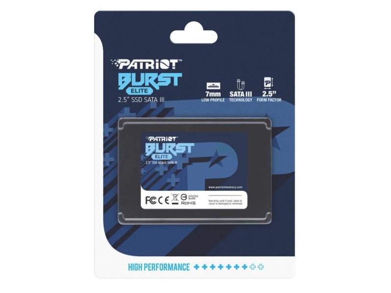 Patriot Memory BURST Elite 2.5 2.5 480 GB Serial ATA III Patriot Memory BURST Elite 2.5 2.5 480 GB Serial ATA III PBE480GS25SSDR – Patriot Solid-State Drive (SSD)