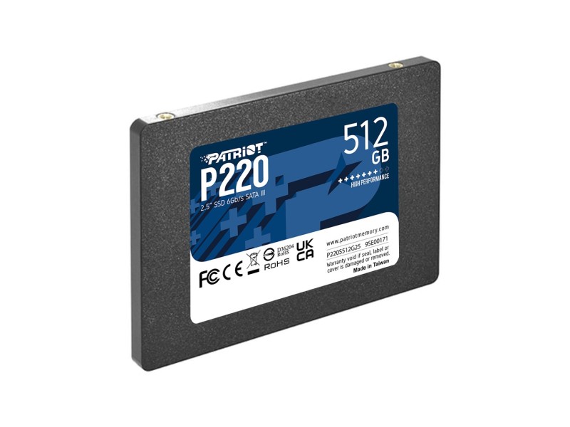 Patriot Memory P220 512GB 2.5 Serial ATA III P220S512G25 – Patriot Solid-State Drive (SSD)