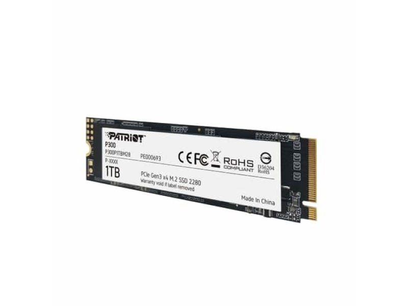 Patriot Memory P300 M.2 1000 GB PCI Express 3.0 NVMe P300P1TBM28 – Patriot Solid-State Drive (SSD)