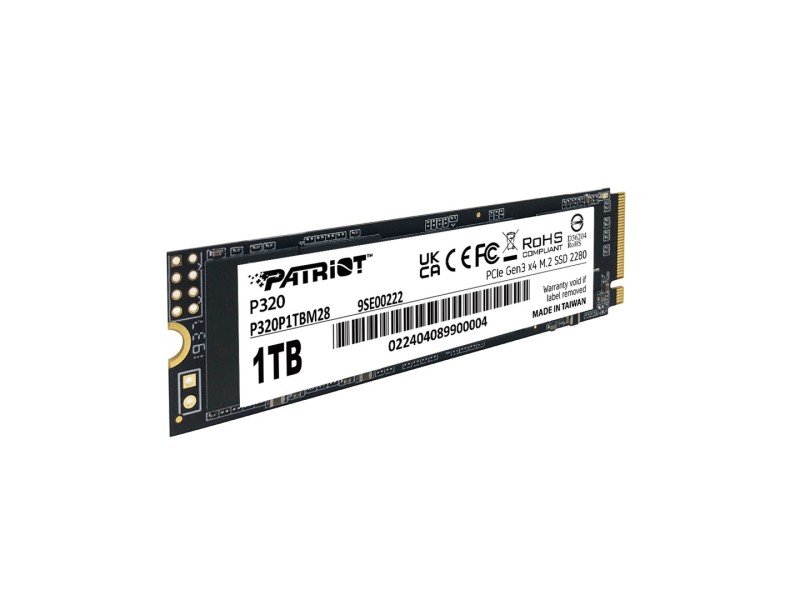 SSD PATRIOT VIPER P320 M.2 PCI-Ex4 NVMe 1TB 3GB/S (P320P1TBM28) P320P1TBM28 – Patriot Solid-State Drive (SSD)