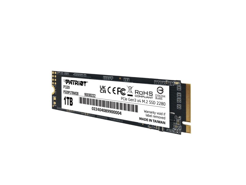 SSD PATRIOT VIPER P320 M.2 PCI-Ex4 NVMe 1TB 3GB/S (P320P1TBM28) P320P1TBM28 – Patriot Solid-State Drive (SSD)