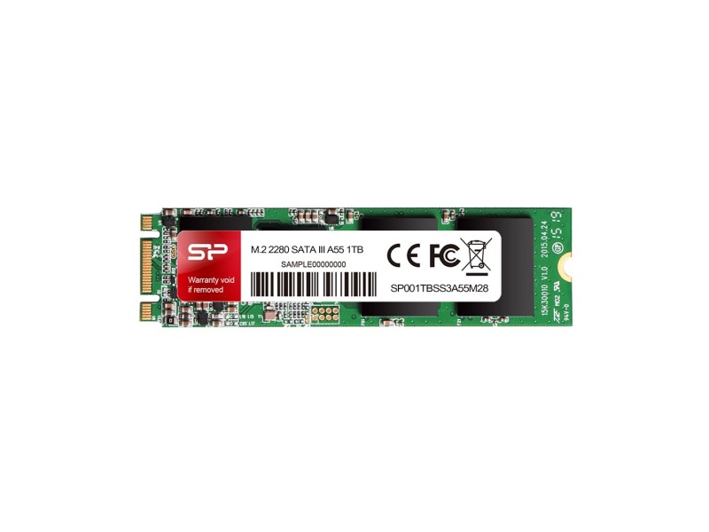 Silicon Power M.2 2280 A55 1000 GB Serial ATA III SLC SP001TBSS3A55M28 – SILICON POWER Solid-State Drive (SSD)