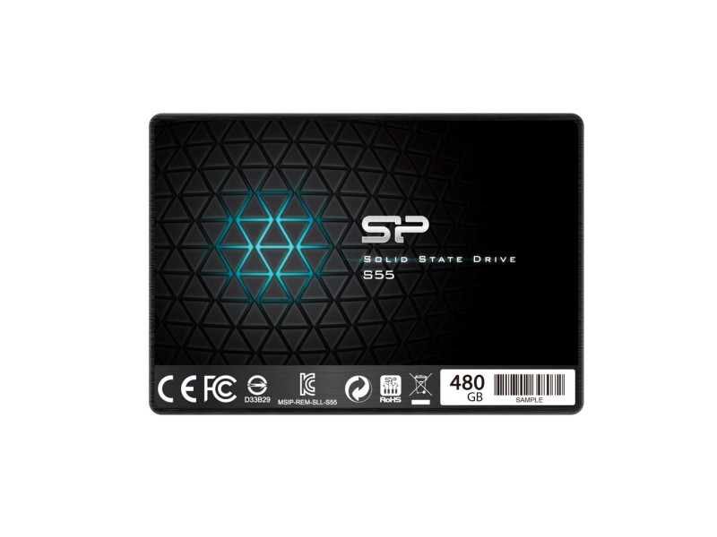Silicon Power Slim S55 2.5 480 GB Serial ATA III TLC SP480GBSS3S55S25 – SILICON POWER Solid-State Drive (SSD)