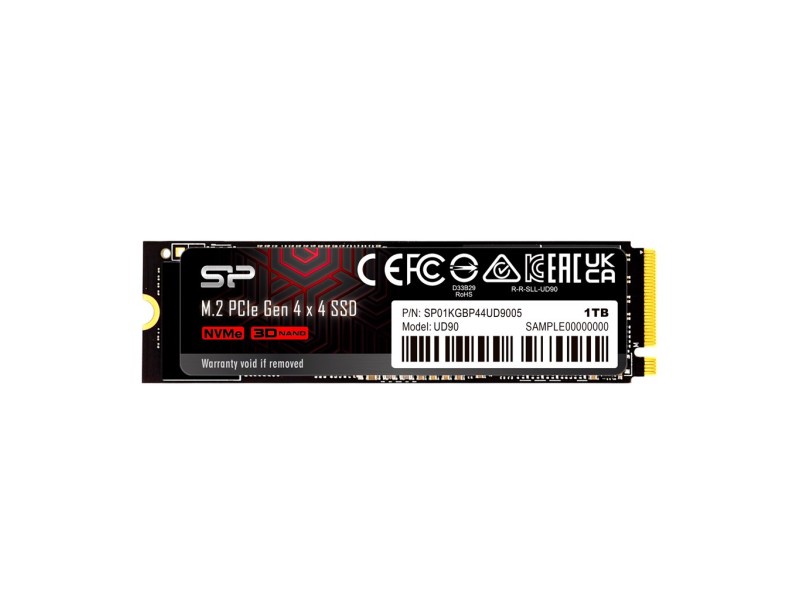 Silicon Power UD90 M.2 1000 GB PCI Express 4.0 3D NAND NVMe SP01KGBP44UD9005 – SILICON POWER Solid-State Drive (SSD)