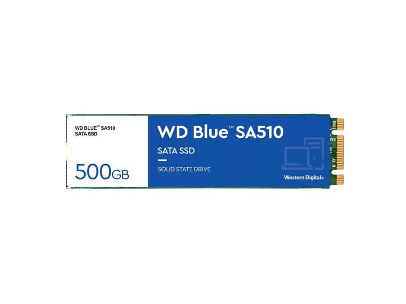 Western Digital Blue SA510 M.2 500 GB Serial ATA III WDS500G3B0B – WD Solid-State Drive (SSD)