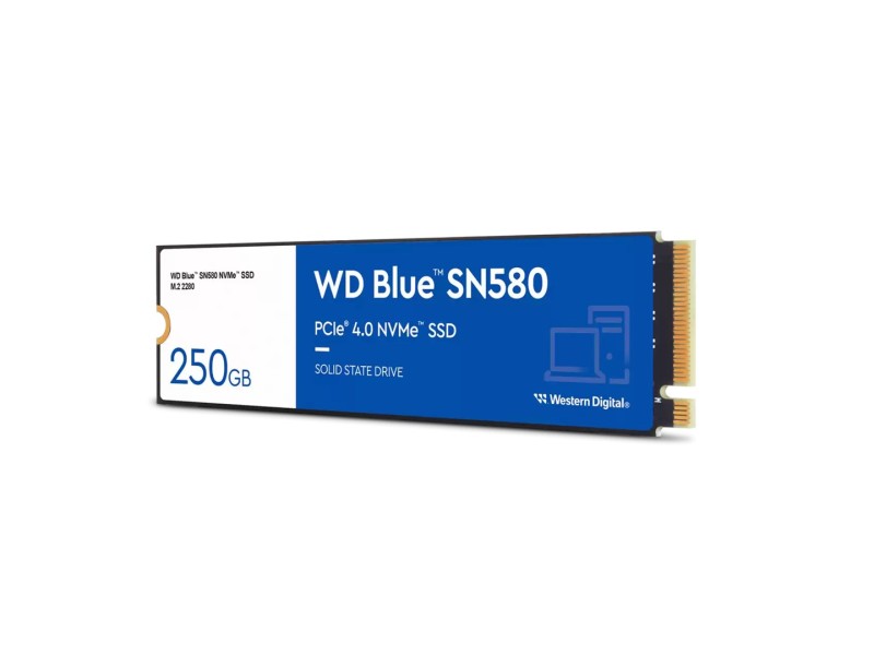 Western Digital Blue SN580 M.2 2 TB PCI Express 4.0 TLC NVMe WDS200T3B0E – WD Solid-State Drive (SSD)
