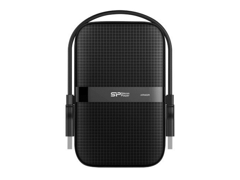 Silicon Power Armor A60 external hard drive 2 GB Black SP020TBPHDA60S3A – SILICON POWER Външни Хард Дискове