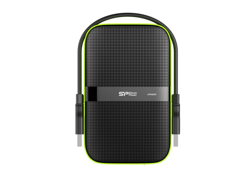 Silicon Power Armor A60 external hard drive 4000 GB Black, Green SP040TBPHDA60S3K – SILICON POWER Външни Хард Дискове