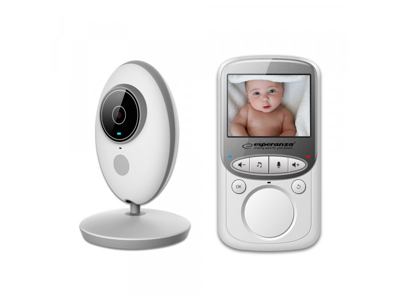 Esperanza EHM003 LCD Baby Monitor 2.4" White Esperanza EHM003 LCD Baby Monitor 2.4" White