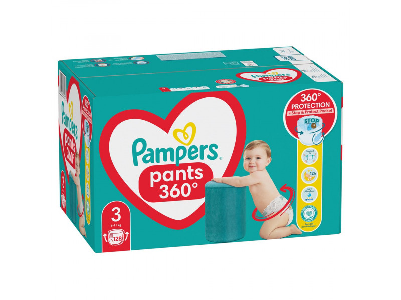 Pampers Pants Boy/Girl 3 128 pc(s)
