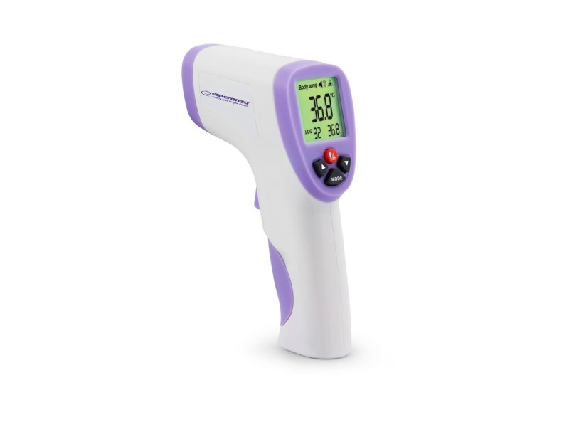 Esperanza ECT002 digital body thermometer Remote sensing thermometer Purple, White Ear, Forehead, Oral, Rectal, Underarm Buttons ECT002 – Esperanza Термометри