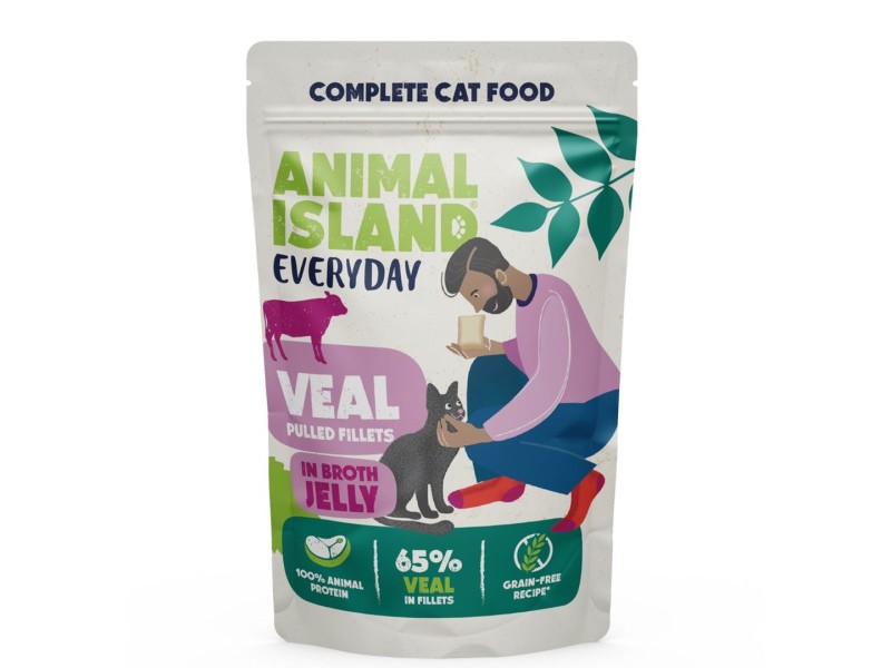 ANIMAL ISLAND Everyday Veal and poultry with liver - wet cat food - 4 x 85g DLKANLKAM0026 – ANIMAL ISLAND Храна за котки