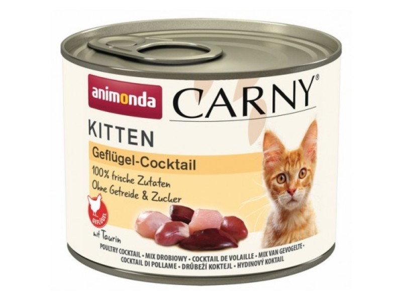 ANIMONDA Carny Kitten Poultry Cocktail  - wet cat food - 200g DLKANMKAM0016 – animonda Храна за котки