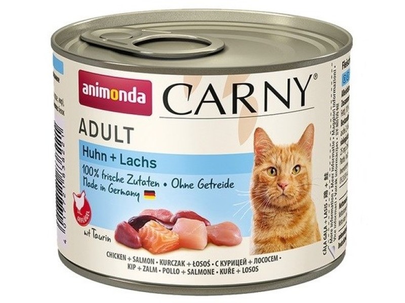 ANIMONDA Cat Carny Adult Chicken with salmon - wet cat food - 200 g DLZANMKMK0221 – animonda Храна за котки