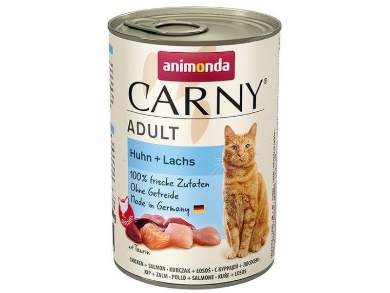 ANIMONDA Cat Carny Adult Chicken with salmon - wet cat food - 400 g DLZANMKMK0224 – animonda Храна за котки