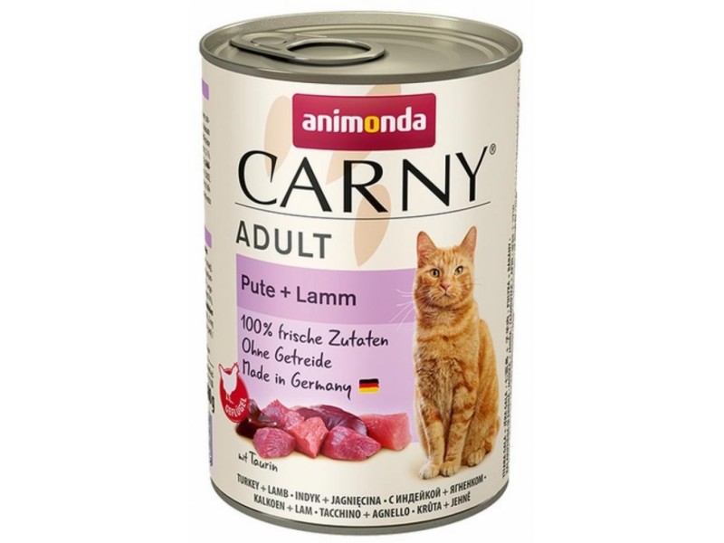 ANIMONDA Cat Carny Adult Turkey with lamb - wet cat food - 400 g DLZANMKMK0222 – animonda Храна за котки