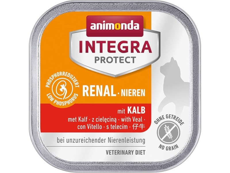 ANIMONDA Integra Protect Adult Renal Nieren Veal - wet cat food - 100 g ANIMONDA Integra Protect Adult Renal Nieren Veal - wet cat food - 100 g DLZANMKMK0034 – animonda Храна за котки